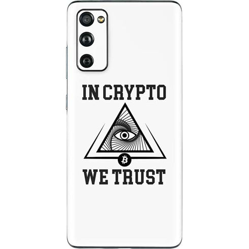 In Crypto We Trust Galaxy S20 Fan Edition Skin
