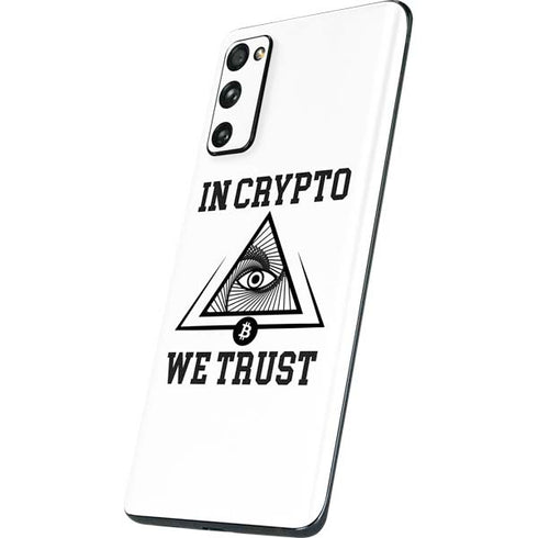 In Crypto We Trust Galaxy S20 Fan Edition Skin