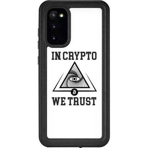 In Crypto We Trust Galaxy S20 Waterproof Case