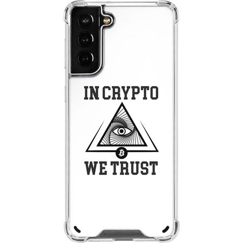 In Crypto We Trust Galaxy S21 Plus 5G Clear Case