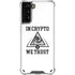 In Crypto We Trust Galaxy S21 Plus 5G Clear Case
