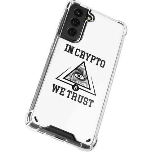 In Crypto We Trust Galaxy S21 Plus 5G Clear Case