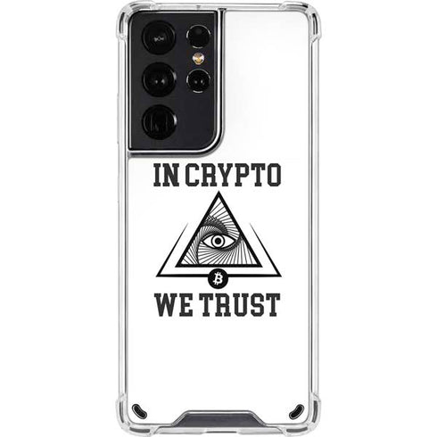 In Crypto We Trust Galaxy S21 Ultra 5G Clear Case