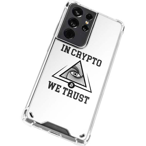 In Crypto We Trust Galaxy S21 Ultra 5G Clear Case