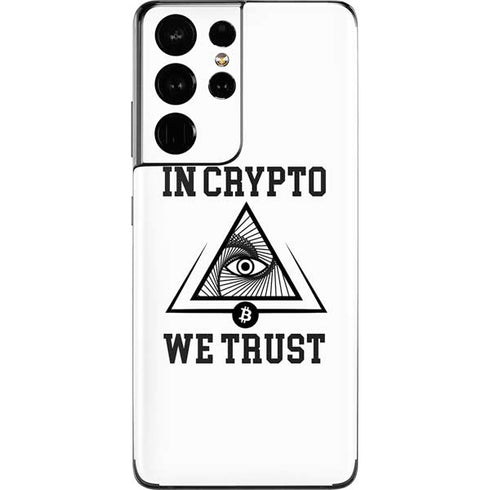 In Crypto We Trust Galaxy S21 Ultra 5G Skin