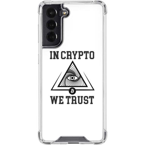 In Crypto We Trust Galaxy S22 Clear Case