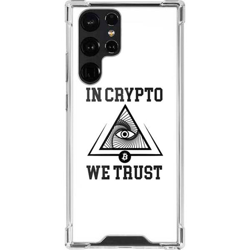 In Crypto We Trust Galaxy S22 Ultra Clear Case