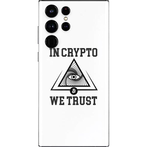 In Crypto We Trust Galaxy S22 Ultra Skin