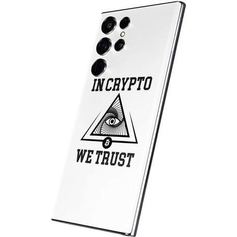 In Crypto We Trust Galaxy S22 Ultra Skin