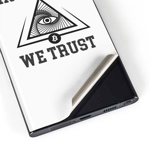 In Crypto We Trust Galaxy S22 Ultra Skin