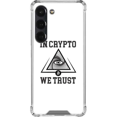 In Crypto We Trust Galaxy S23 Clear Case