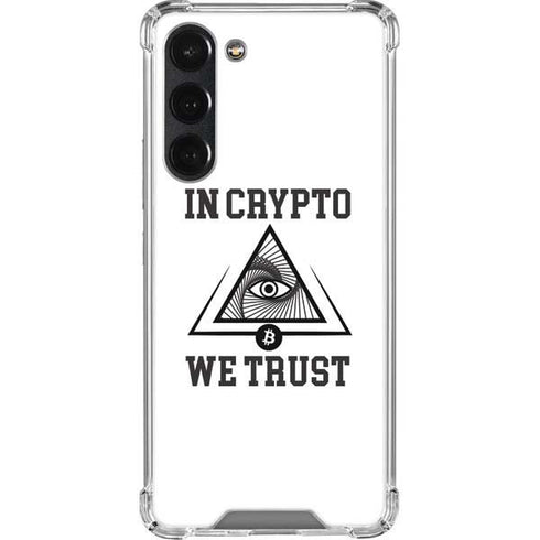 In Crypto We Trust Galaxy S23 Plus Clear Case