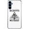 In Crypto We Trust Galaxy S24 Clear Case