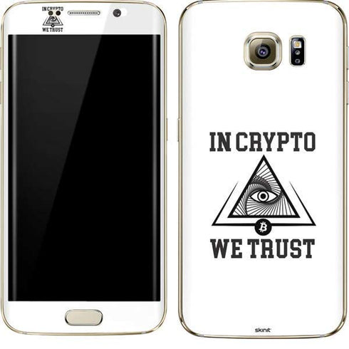 In Crypto We Trust Galaxy S7 Edge Skin