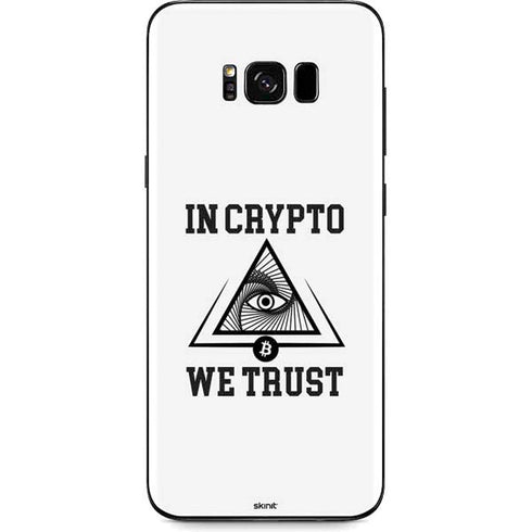 In Crypto We Trust Galaxy S8 Plus Skin