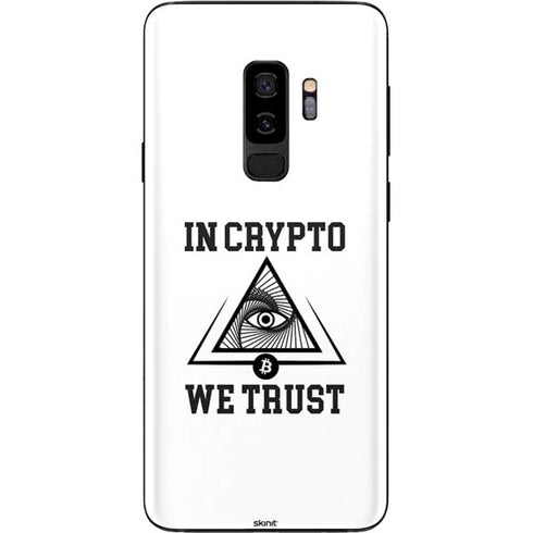 In Crypto We Trust Galaxy S9 Plus Skin