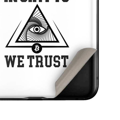 In Crypto We Trust Galaxy Z Flip Skin