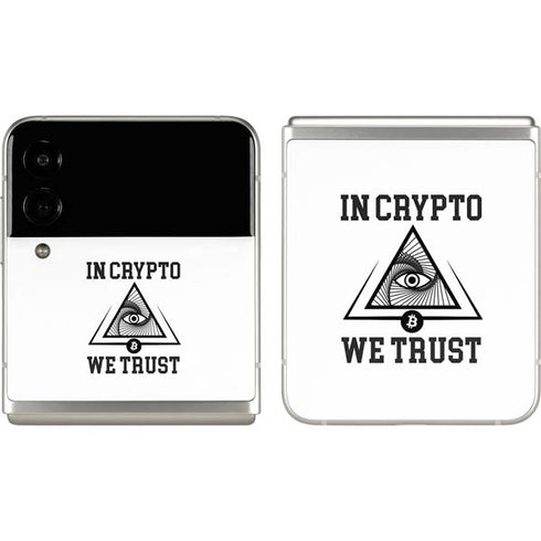 In Crypto We Trust Galaxy Z Flip3 5G Skin