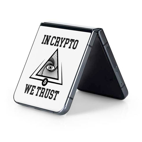 In Crypto We Trust Galaxy Z Flip5 5G Skin
