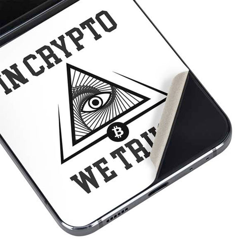 In Crypto We Trust Galaxy Z Flip5 5G Skin