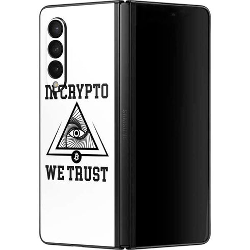 In Crypto We Trust Galaxy Z Fold3 5G Skin