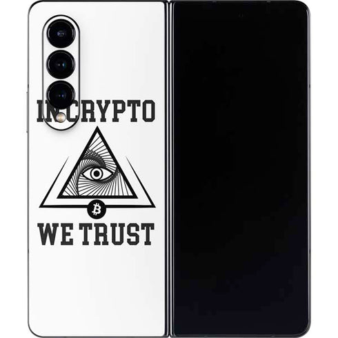 In Crypto We Trust Galaxy Z Fold4 5G Skin