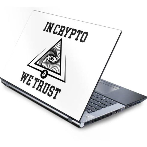 In Crypto We Trust Generic Laptop Skin