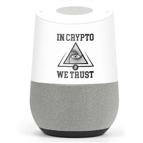 In Crypto We Trust Google Home Skin