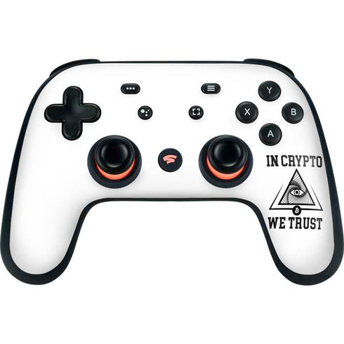 In Crypto We Trust Google Stadia Controller Skin