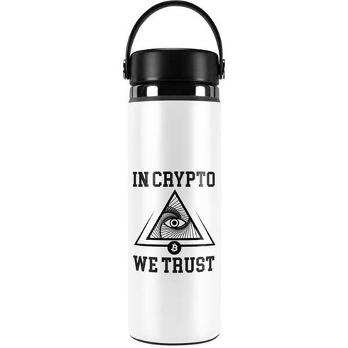 In Crypto We Trust Hydro Flask 20oz Wide Mouth Skin