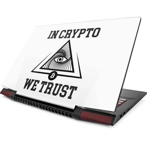 In Crypto We Trust Lenovo IdeaPad Skin
