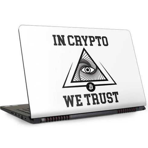 In Crypto We Trust Dell Inspiron Skin