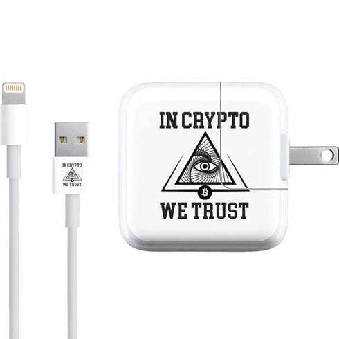 In Crypto We Trust iPad Charger (10W USB) Skin