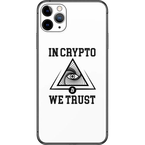 In Crypto We Trust iPhone 11 Pro Max Skin