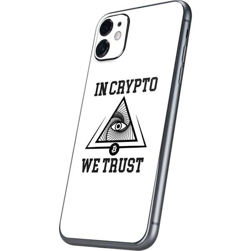 In Crypto We Trust iPhone 11 Skin