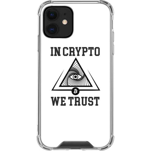 In Crypto We Trust iPhone 12 Clear Case