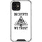 In Crypto We Trust iPhone 12 Clear Case