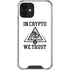 In Crypto We Trust iPhone 12 Clear Case