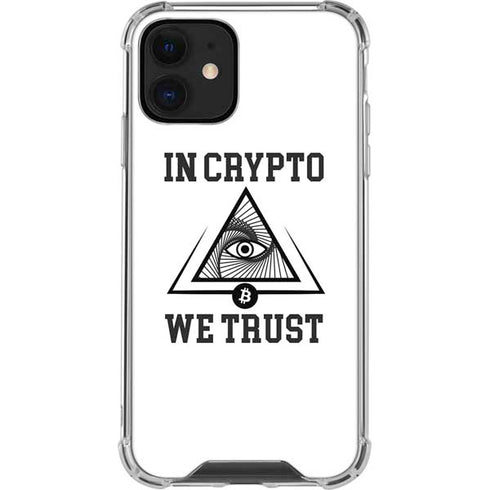 In Crypto We Trust iPhone 12 Mini Clear Case