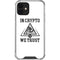 In Crypto We Trust iPhone 12 Mini Clear Case