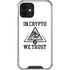 In Crypto We Trust iPhone 12 Mini Clear Case