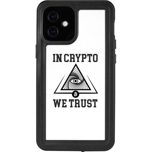 In Crypto We Trust iPhone 12 Mini Waterproof Case