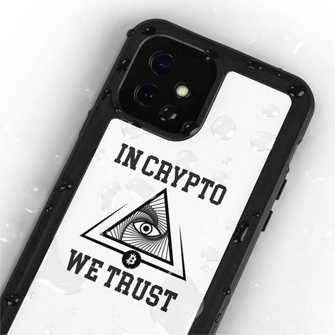 In Crypto We Trust iPhone 12 Mini Waterproof Case