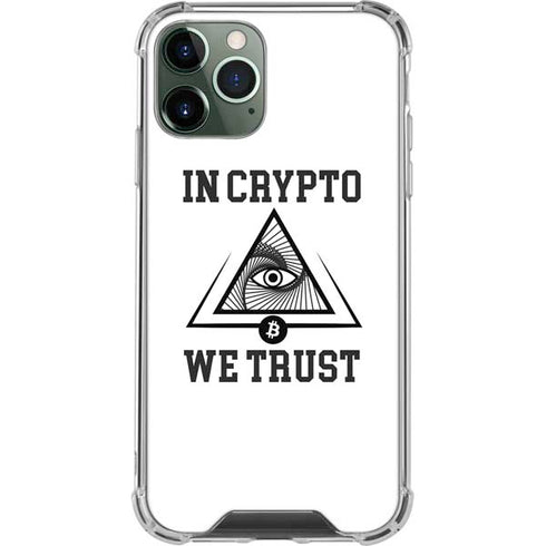 In Crypto We Trust iPhone 12 Pro Clear Case