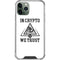 In Crypto We Trust iPhone 12 Pro Clear Case
