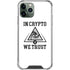 In Crypto We Trust iPhone 12 Pro Clear Case