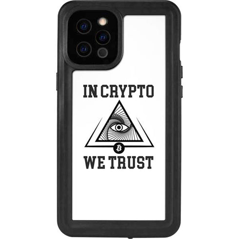 In Crypto We Trust iPhone 12 Pro Max Waterproof Case