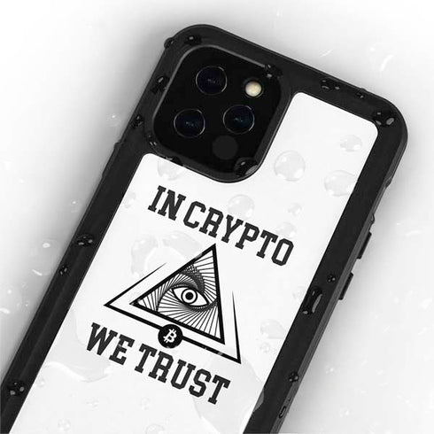In Crypto We Trust iPhone 12 Pro Max Waterproof Case