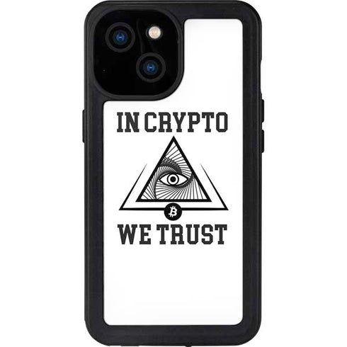 In Crypto We Trust iPhone 13 Mini Waterproof Case