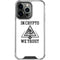 In Crypto We Trust iPhone 13 Pro Clear Case